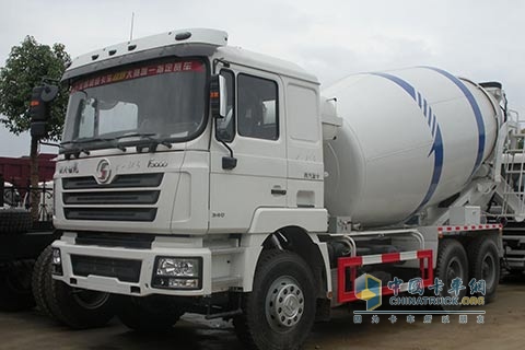 陜汽 德龍F(tuán)3000 336馬力 6X4 國四 雙燃料混凝土攪拌車