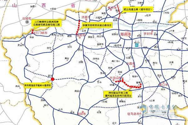 河南4個交通重點項目開建 總投資83.3億元