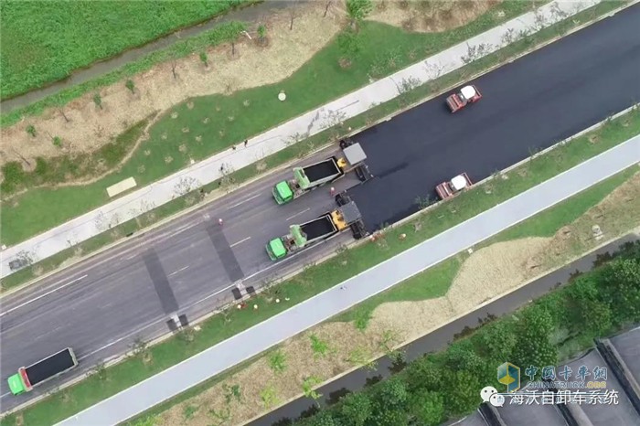 海沃自卸車系統(tǒng)助力國家基礎建設