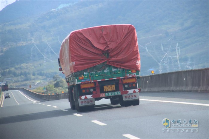 首達(dá)掛車  實(shí)測   液緩