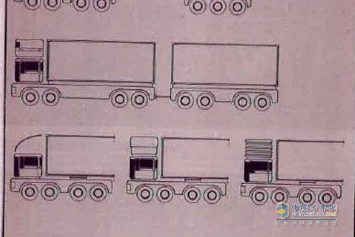 卡車就像搭積木一樣可以隨意組合。