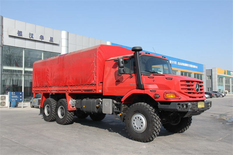 奔馳 Zetros重卡 330馬力 6X6 國五廂式載貨車(型號2733)